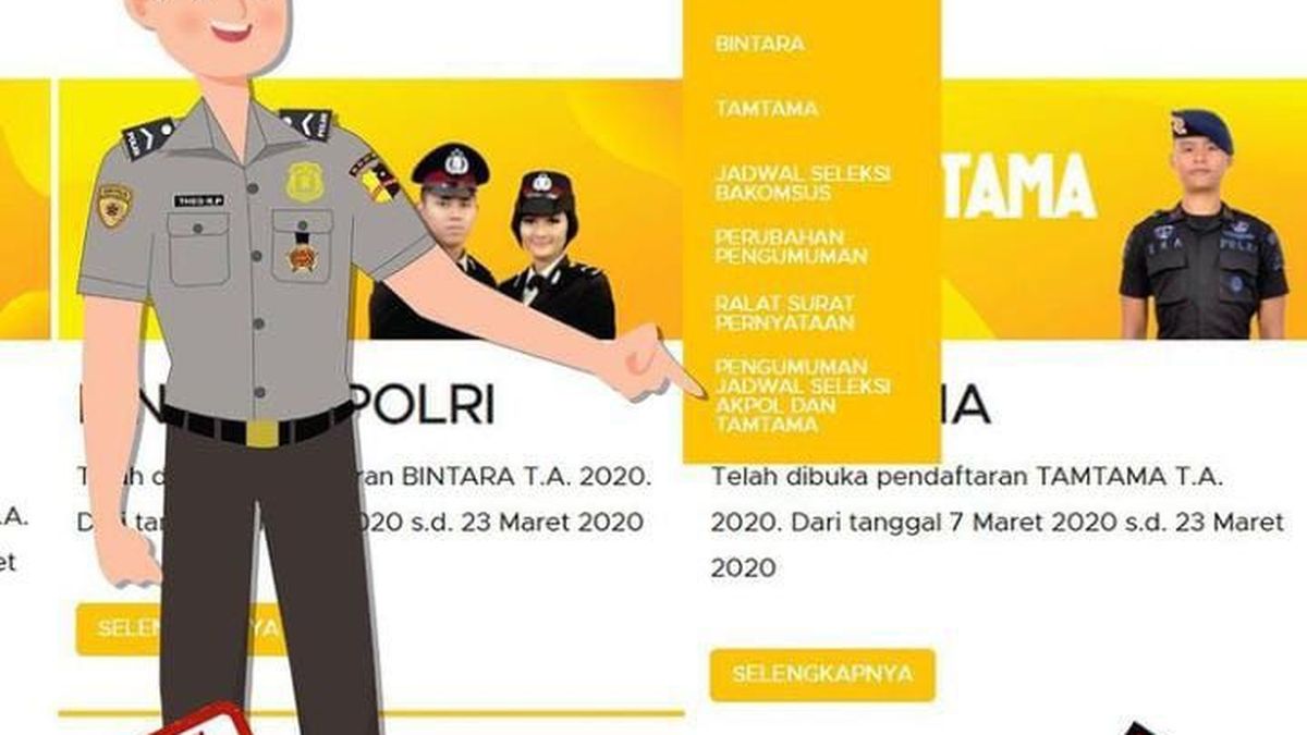 Polri Buka Pendaftaran Anggota Baru Tahun Cek Disini Syarat Dan