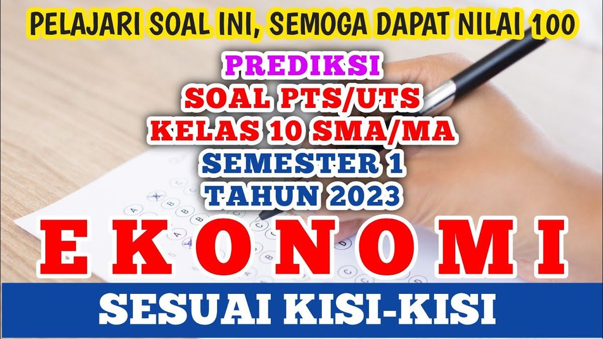 50 Kunci Jawaban Soal Ekonomi Kelas 10 Semester 1 Kurikulum Merdeka