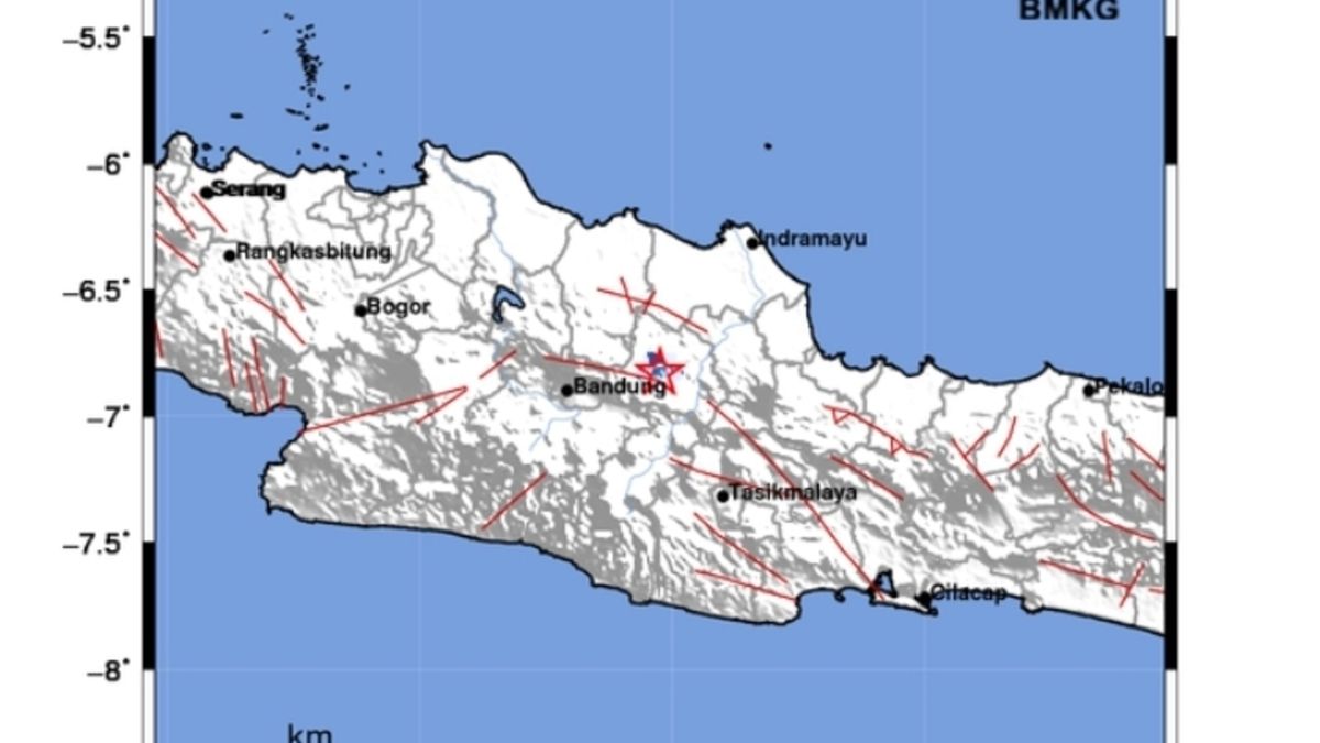 Lagi Sumedang Diguncang Gempa Bumi Tektonik Magnitudo Bersumber