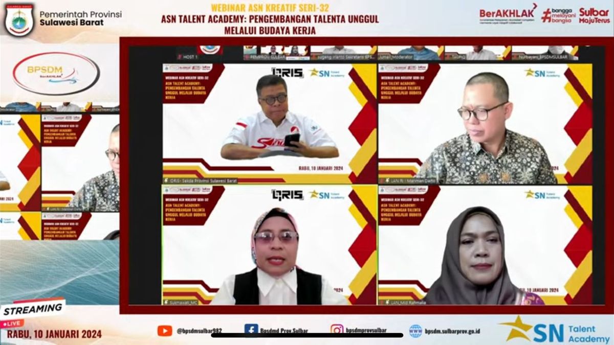 Webinar ASN Seri 32 Pengembangan Talenta Unggul Melalui Budaya