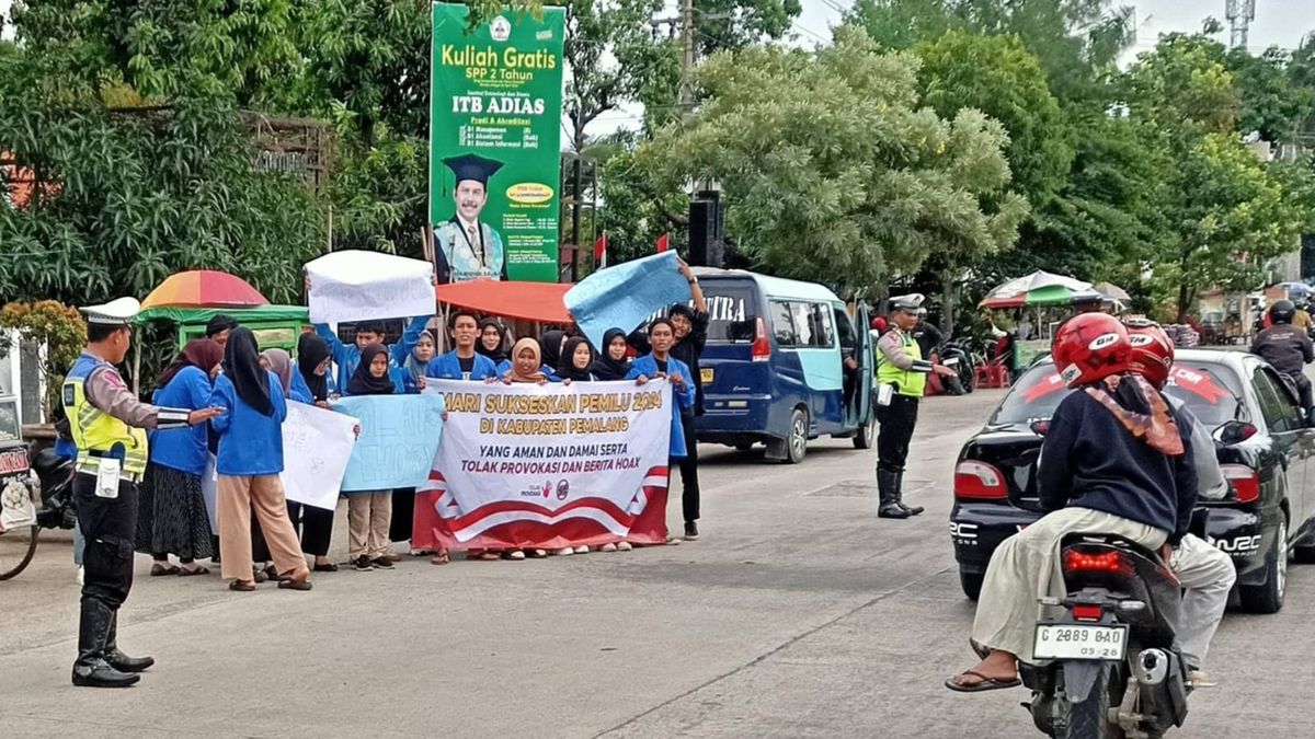 Deklarasi Pemilu Damai Di Taman Patih Sampun Pmii Kabupaten Pemalang