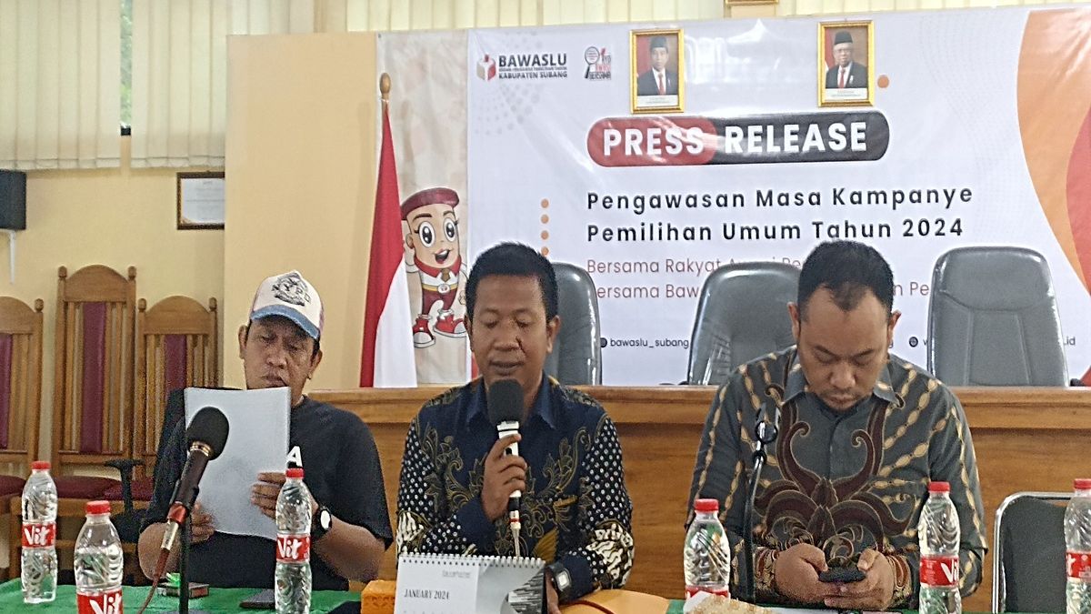 Jelang Masa Kampanye Rapat Umum Bawaslu Subang Minta Peserta Pemilu