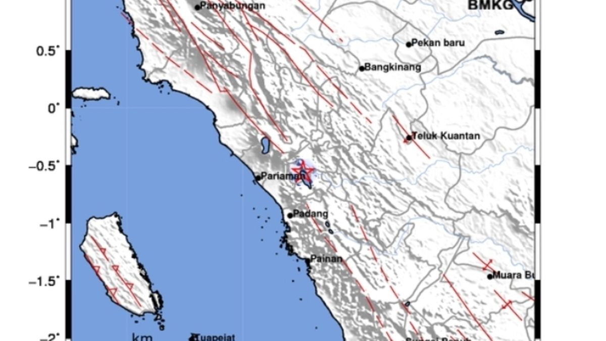 Gempa M Guncang Batusangkar Tanah Datar Hari Ini Januari