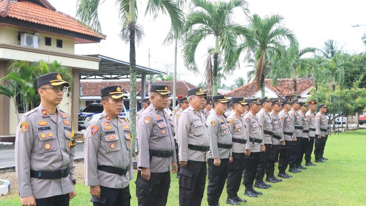 Jelang Pemilu 2024 Kapolres Lampung Tengah Distribusikan Kaporlap