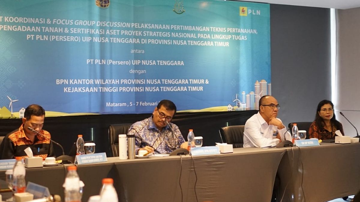 Pln Uip Nusra Bersama Bpn Dan Kejati Ntt Gelar Fgd Pembebasan Lahan