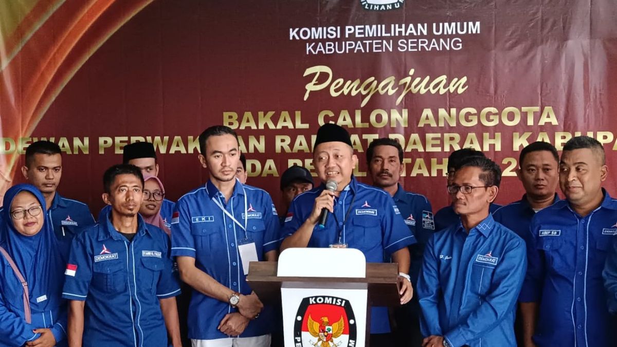 Ketua DPC Partai Demokrat Kabupaten Serang Yayan Alfian Nugraha