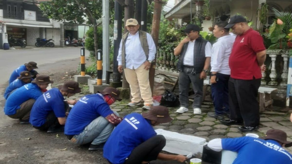 Dukung Pemeliharaan Kota Warga Binaan Lapas Kelas IIB Sumedang Bantu