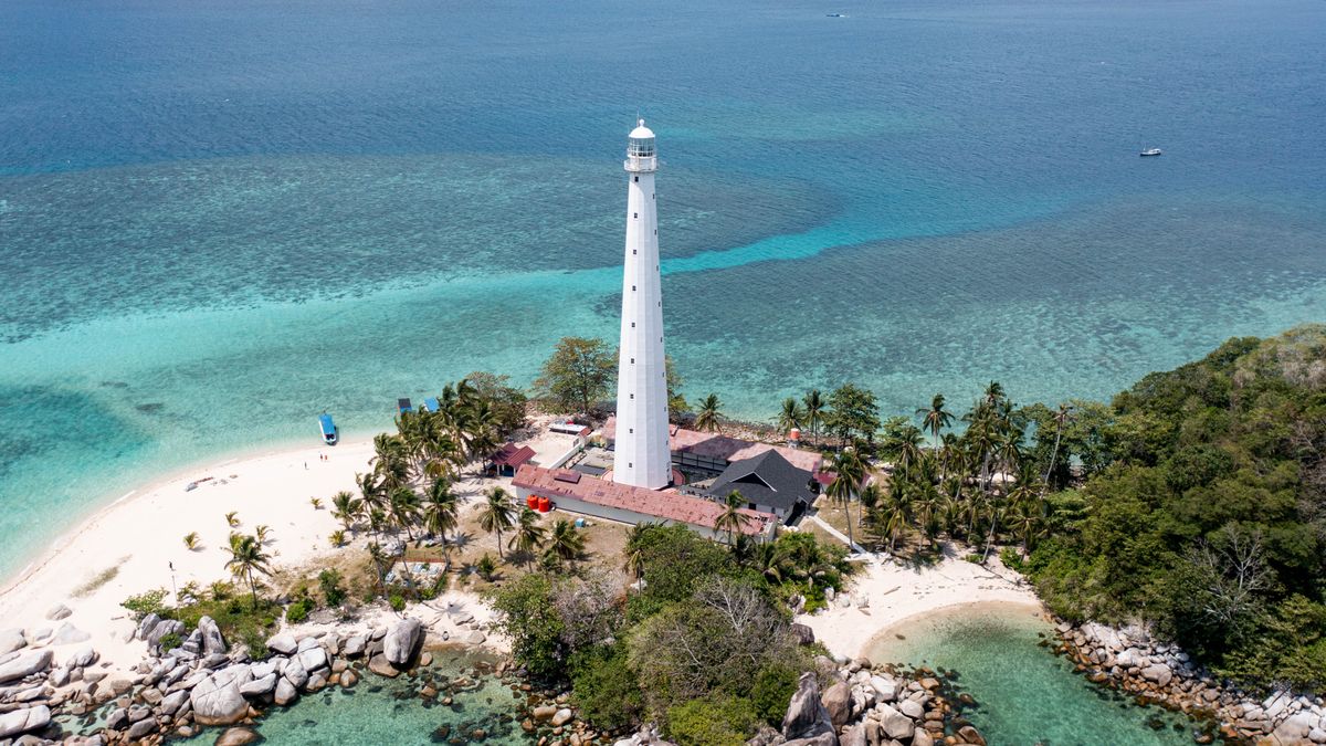 Potret Keindahan Pulau Lengkuas Keunikan Alam Wisata Bangka Belitung