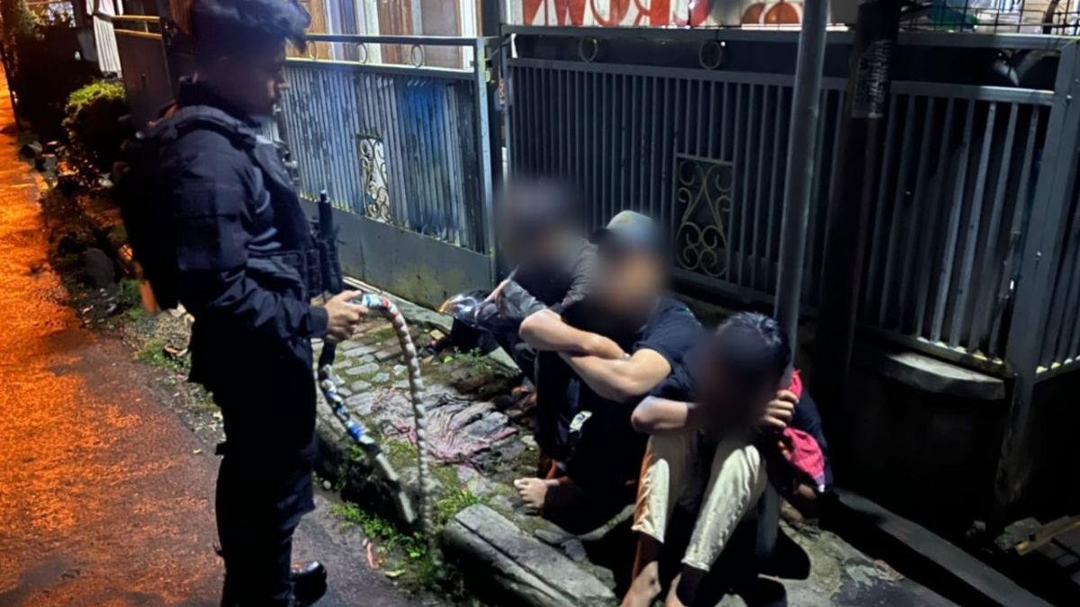 Tim Patroli Raimas Macan Kumbang 852 Polresta Cirebon Gagalkan Tawuran