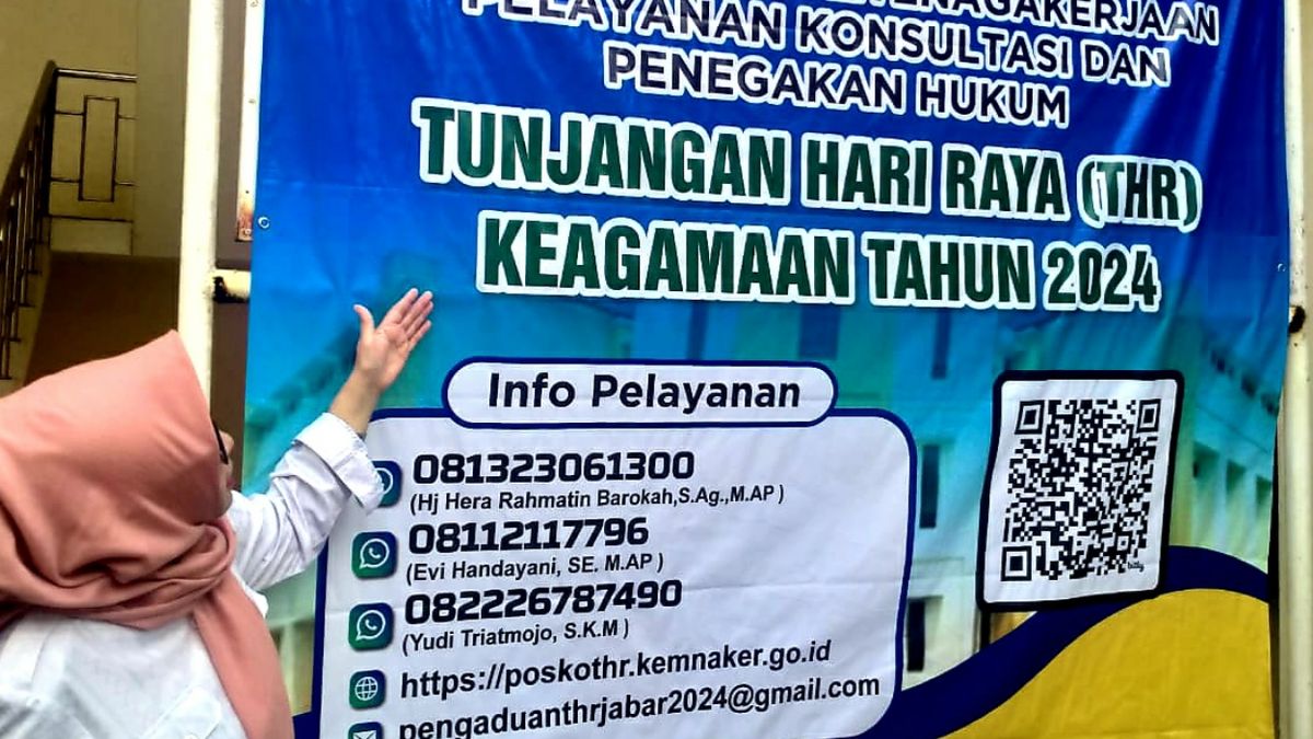 Pembayaran Thr Paling Lambat H Lebaran Kadisnaker Jangan