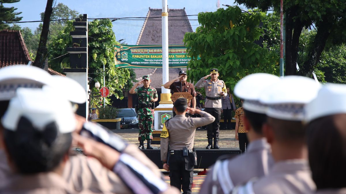 Jelang Hari Raya Idul Fitri 2024 Polres Banjarnegara Gelar Apel