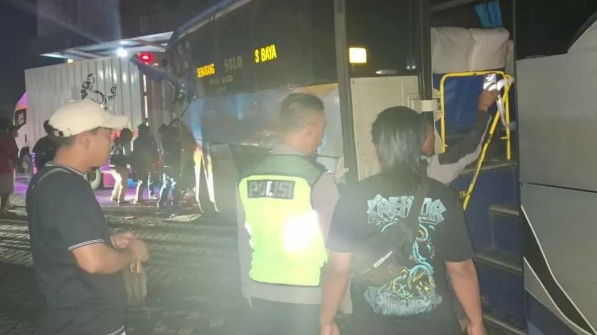 Kecelakaan Maut Bus Sugeng Rahayu Tabrak Truk Di Nganjuk Lima Orang