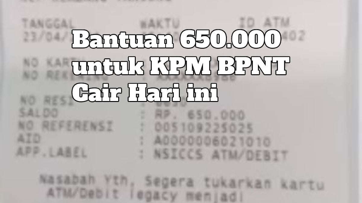 Fix Cair Lagi Bansos 650 Ribu Untuk KPM Golongan Berikut Ini Apakah