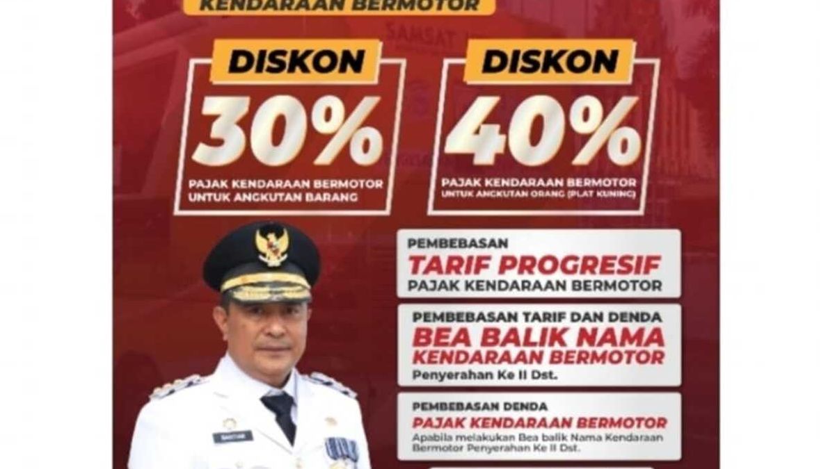 Daftar Daerah Pemutihan Dan Diskon Pajak Kendaraan Mei Buruan