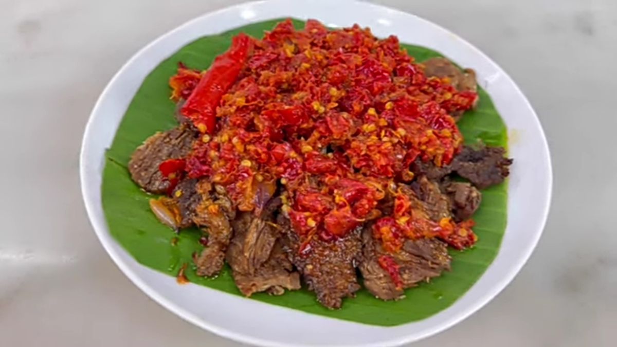 Resep Dendeng Pedes Gila Olahan Maknyus Daging Kurban Kilas Cimahi