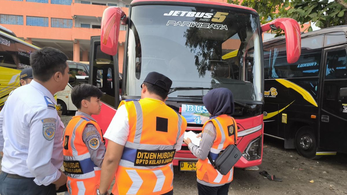 Libur Panjang Waisak 2024 BPTD Kelas II Jabar Lakukan Pengawasan Bus