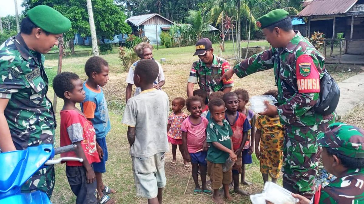 Danramil Kimaam Pemberian Pmt Sebagai Upaya Pencegahan Stunting