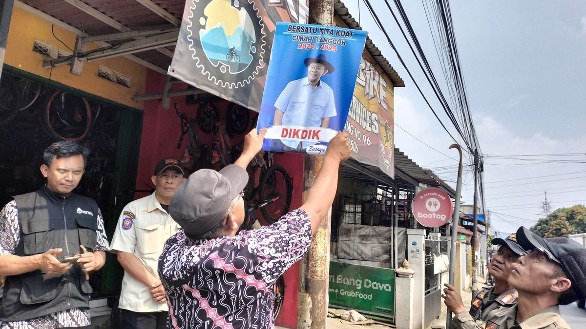 Spanduk Sekda Cimahi Dikdik Nugrahawan Bertebaran Jadi Maju Di Pilkada