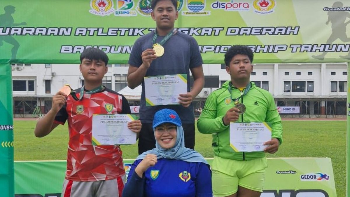 Kejurda Atletik Kontingen Kuningan Borong Medali Emas Ini Daftar