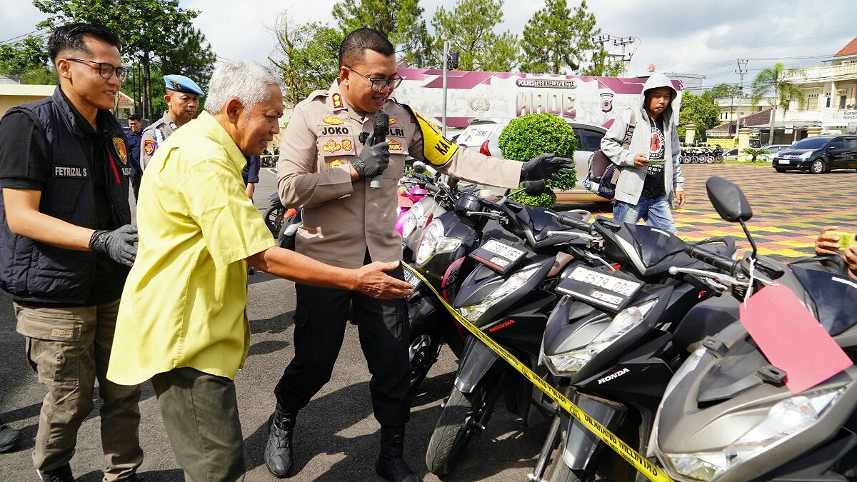 Polres Tasikmalaya Kota Ungkap Curanmor Lima Pelaku Ditangkap Dan