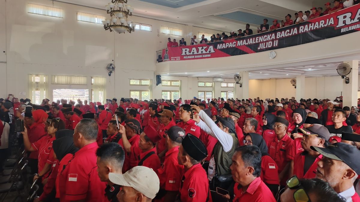 Ratusan Relawan Dan Kader PDI Perjuangan Se Majalengka Dukung Ono Dan