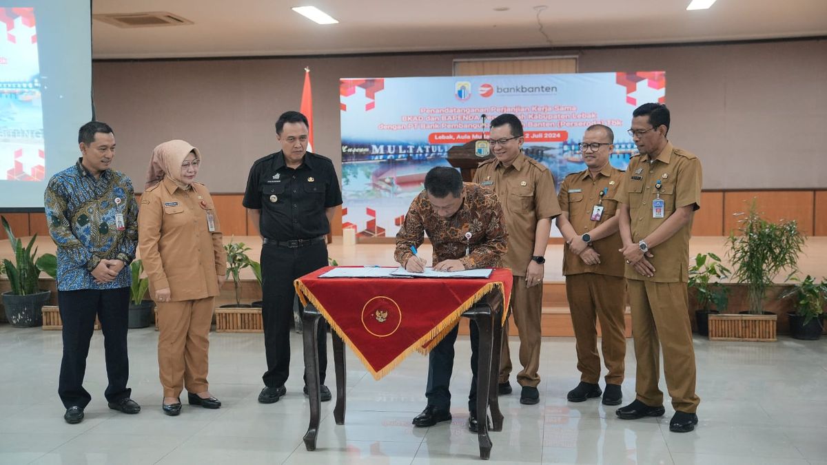 Rkud Kabupaten Lebak Resmi Pindah Ke Bank Banten Trust Banten