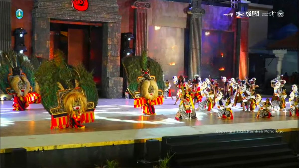 Reog Singo Alap Alap Asal Kabupaten Ngawi Tampil Memukau Di Festival