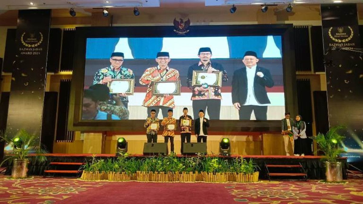 BAZNAS Garut Sabet Penghargaan Di BAZNAS Jabar Awards 2024 Garut 60 Detik