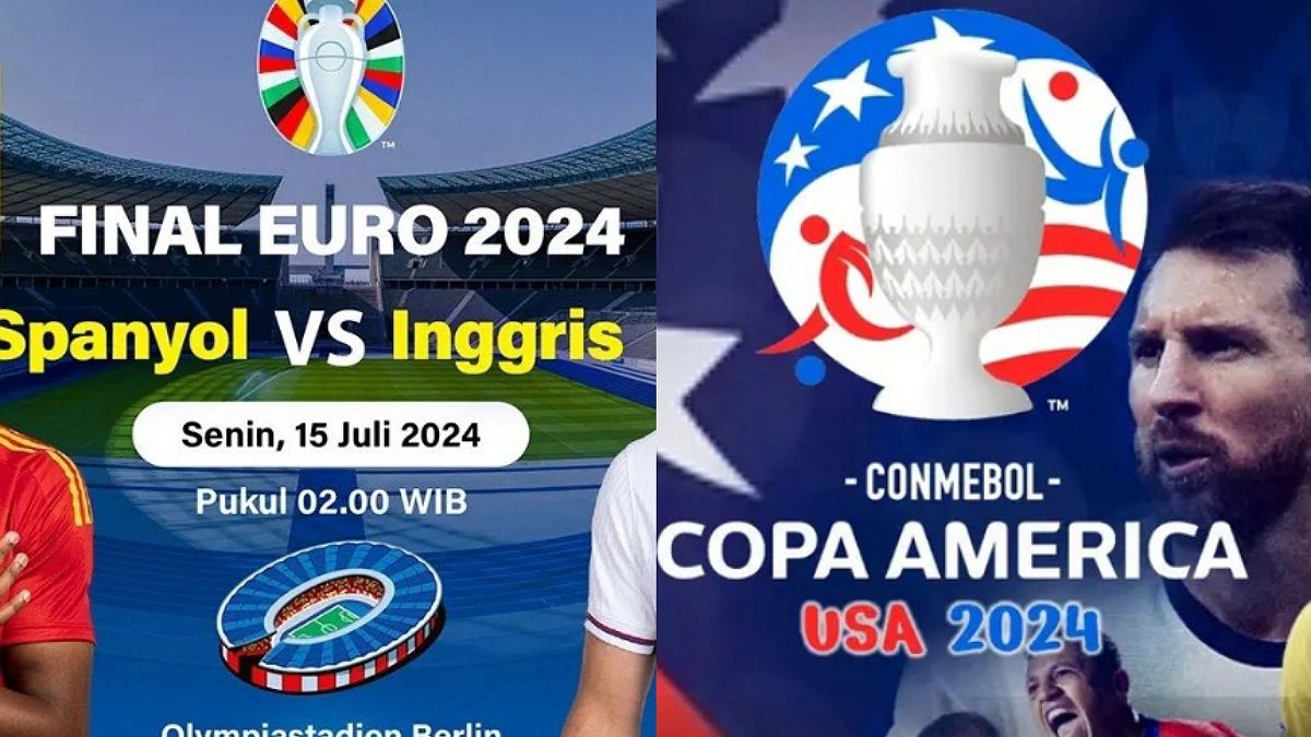 Jadwal Siaran Langsung Final Piala Eropa Dan Piala Amerika