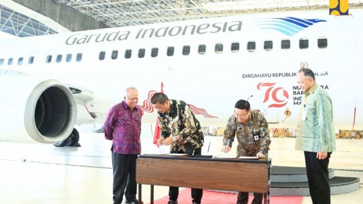 Menteri Basuki Dan Garuda Indonesia Bersinergi Untuk Persiapan Upacara