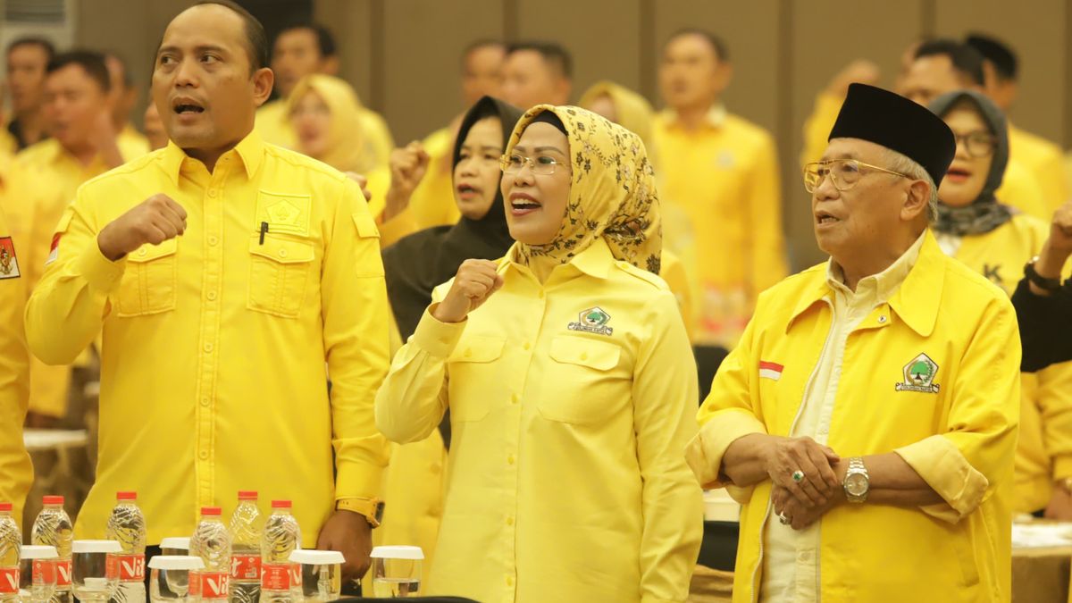 Airlangga Mundur Dari Ketum Golkar Tatu Deklarasi Belum Ada Jadwal