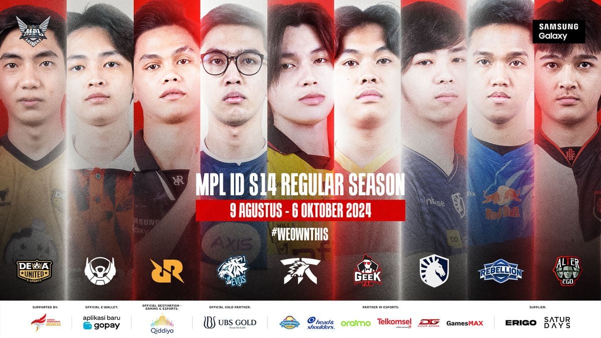 Jadwal MPL ID S14 Hari Ini 1 September 2024 Geek Fam Vs RRQ Live