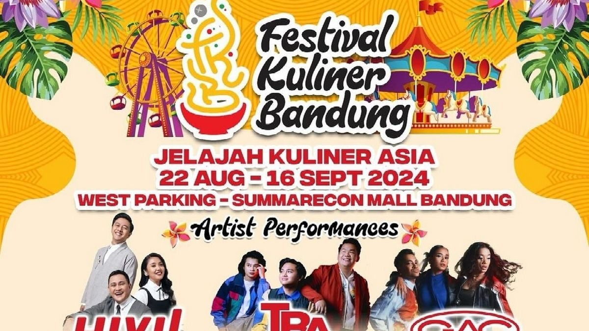 Jadwal Acara Festival Kuliner Bandung 2024 Summarecon Mall Musik