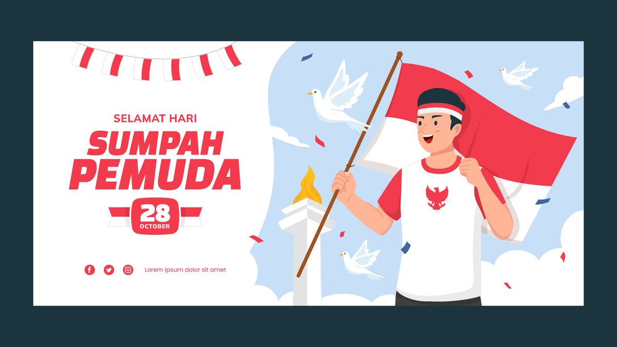 13 Contoh Ucapan Selamat Penuh Semangat Hari Sumpah Pemuda 2024 Cocok