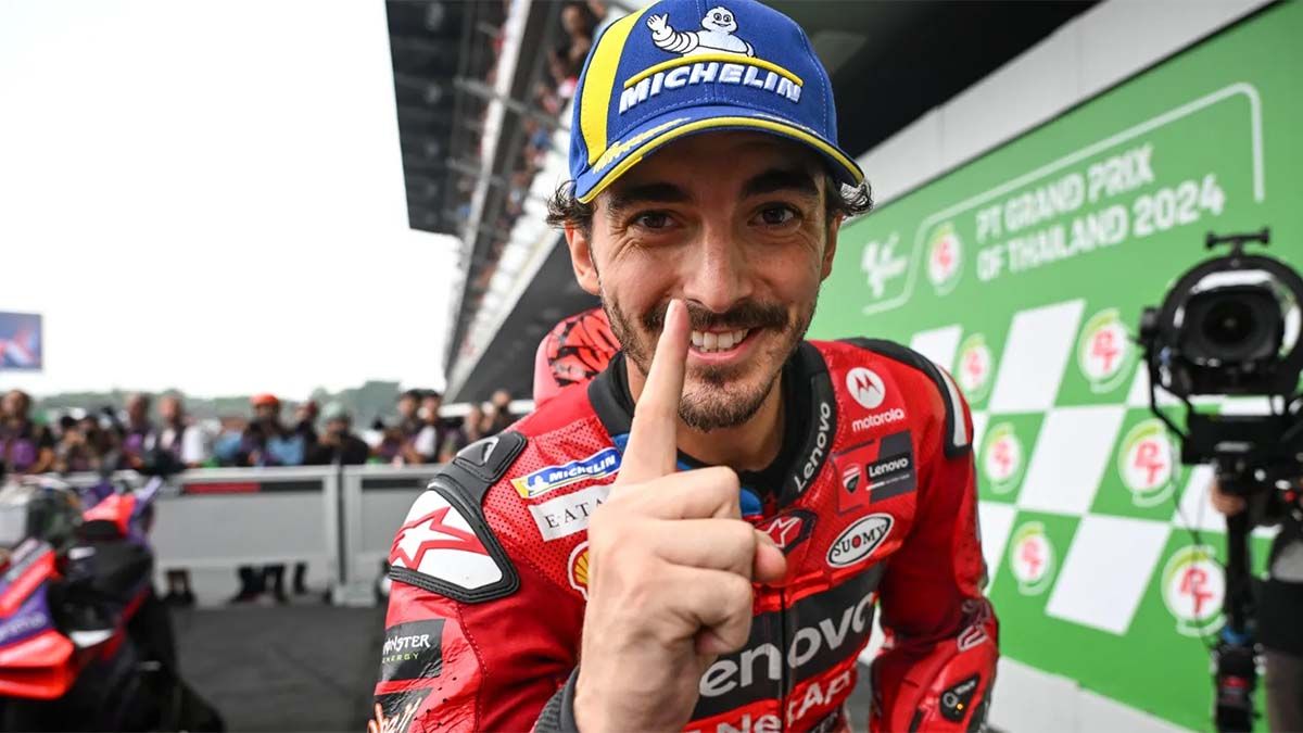 Francesco Bagnaia Tampil Gemilang Di MotoGP Thailand 2024 Pangkas