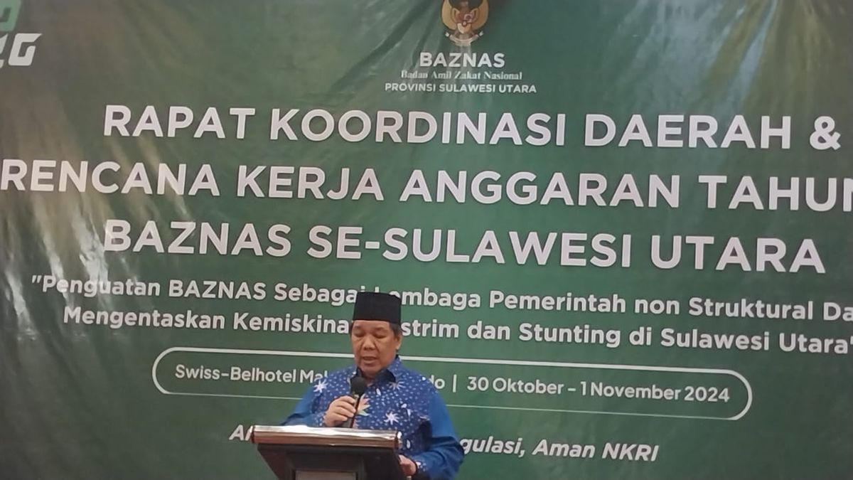 Optimalkan Peran Baznas Sulawesi Utara Rakorda Untuk Penguatan Sinergi