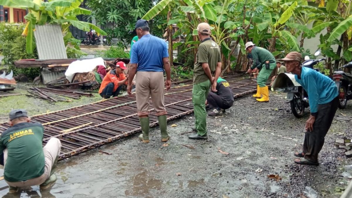 Baznas Cilacap Salurkan Bantuan Untuk Warga Terdampak Angin Puting