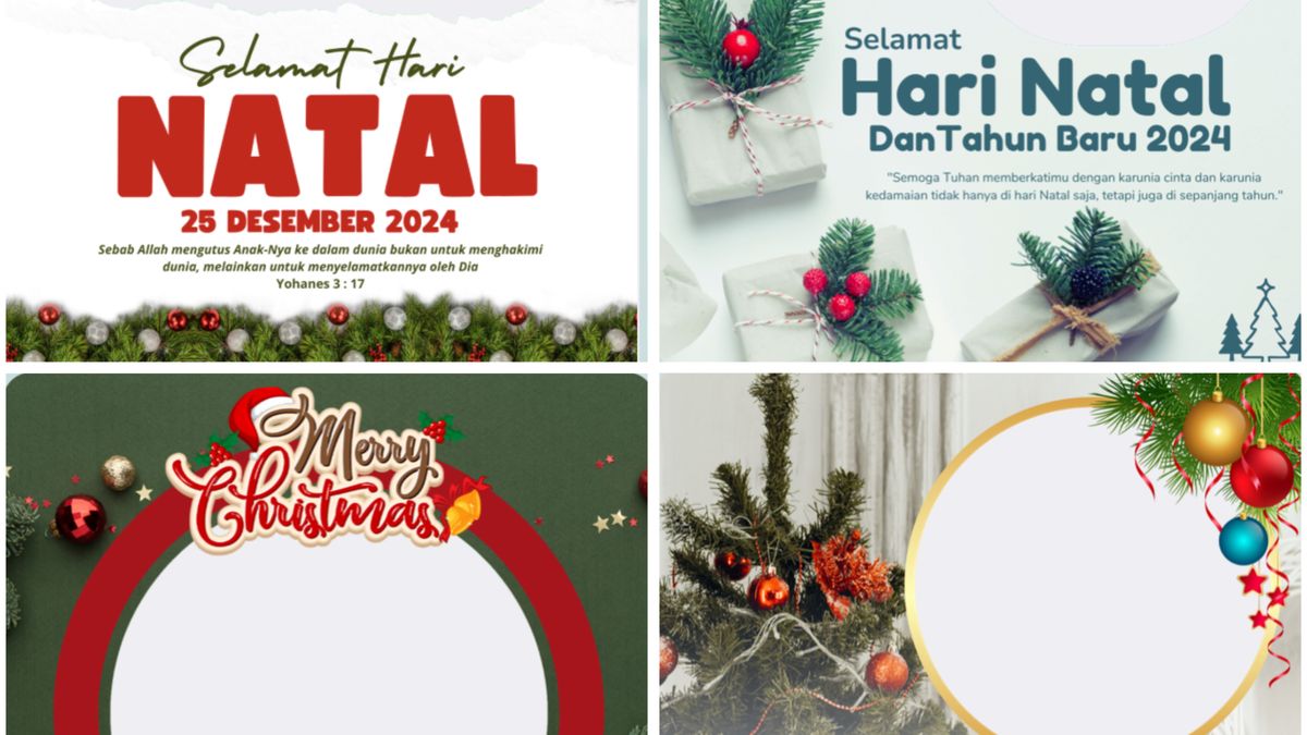 Merry Christmas Inilah Kumpulan Link Twibbon Natal 2024 Gratis Dengan