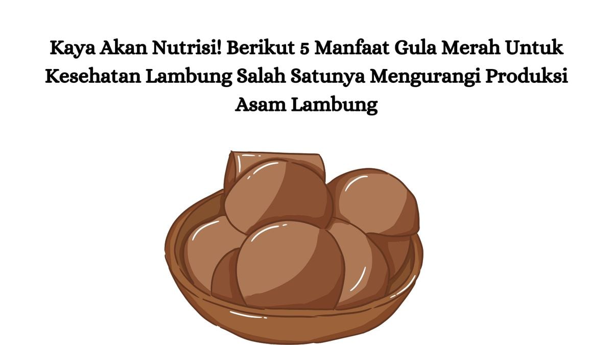 Kaya Akan Nutrisi Berikut Manfaat Gula Merah Untuk Kesehatan Lambung