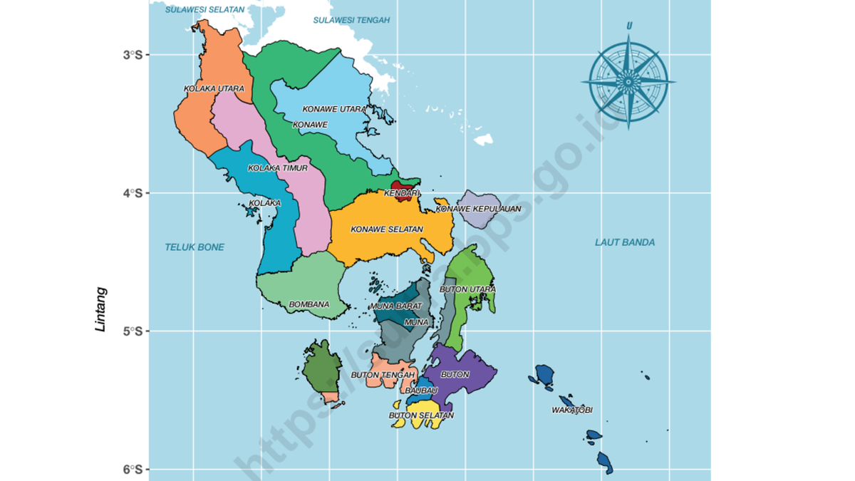 Capai Ribuan Km Ini Kabupaten Terluas Di Sulawesi Tenggara No