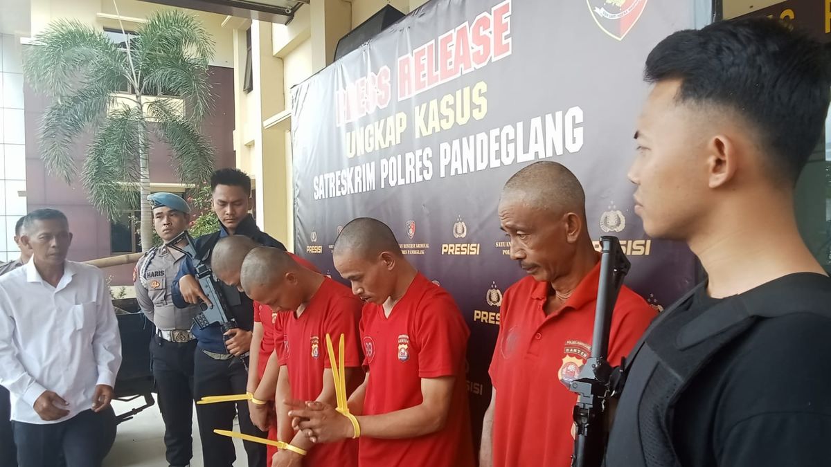 Komplotan Pencuri Kerbau Ditangkap Personel Polres Pandeglang Satu