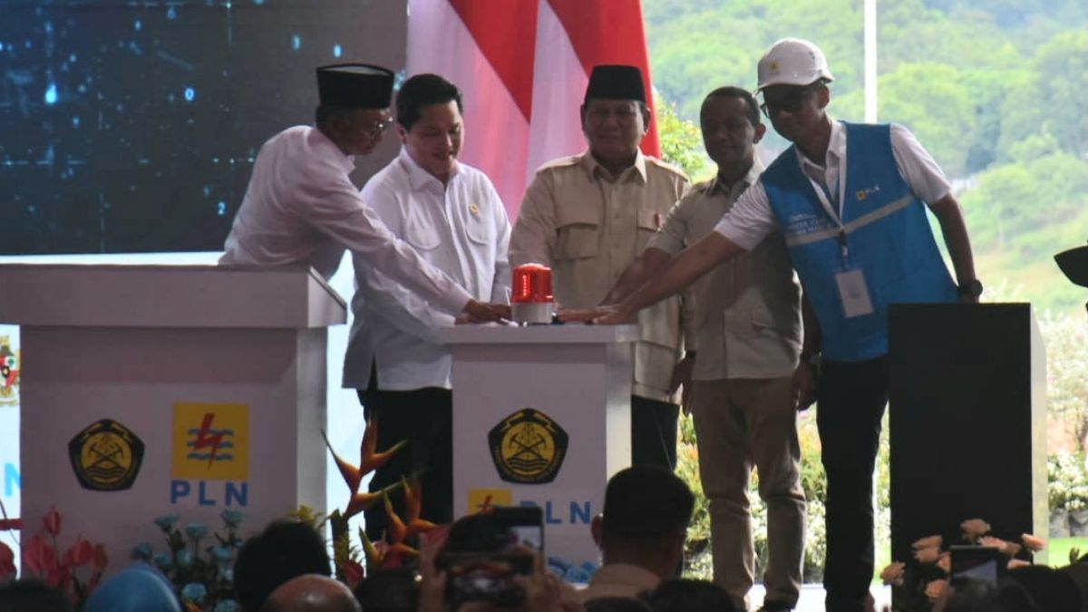 Presiden Prabowo Resmikan Proyek Ketenagalistrikan Di Seluruh