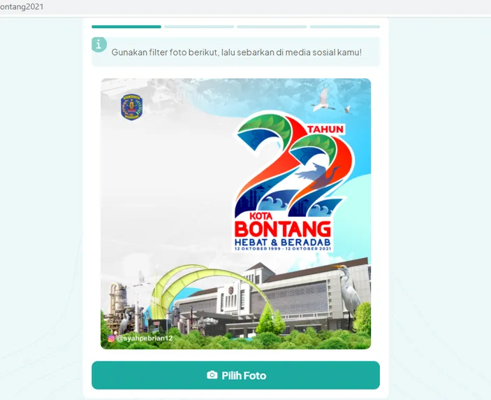 Link Twibbon HUT Kota Bontang 2021 Terbaru Klik Pasang Bingkai Foto