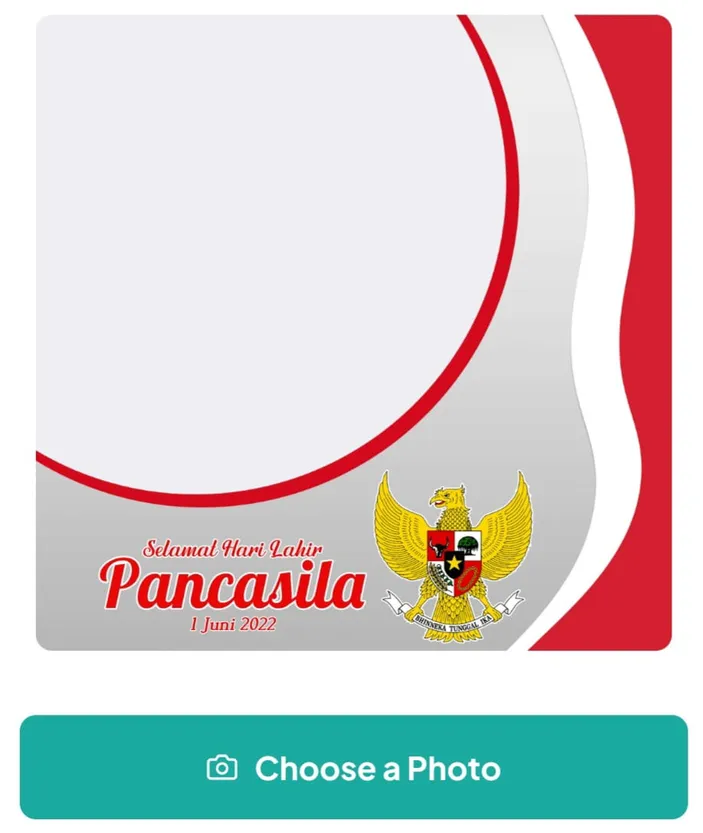 Unduh Gratis Link Twibbon Hari Lahir Pancasila Juni Cocok