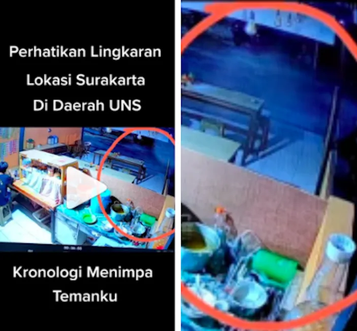 Viral Video Penampakan Yang Diduga Hantu Di Warung Daerah Uns Bikin