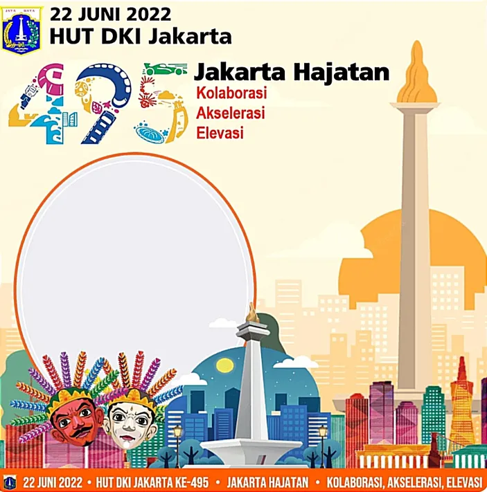 Link Twibbon Hut Dki Jakarta Rayakan Ulang Tahun Ke Begini