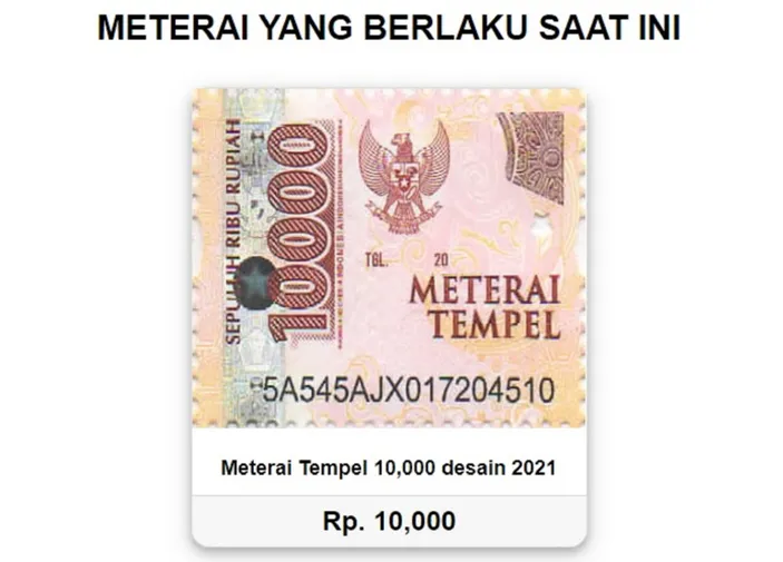 Tempat Beli Meterai Tempel Untuk Cpns Dan Cara Cek Keasliannya