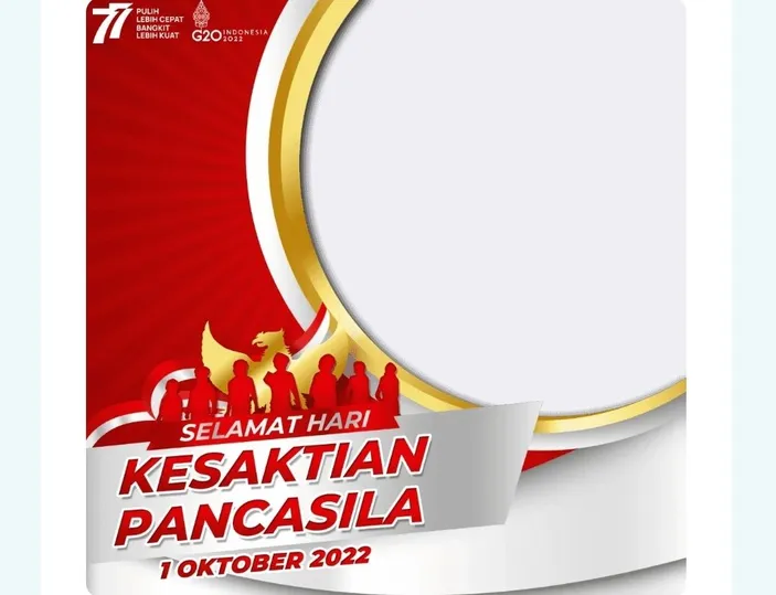 1 Oktober 2022 Hari Apa Simak 50 Link Twibbon Hari Kesaktian Pancasila