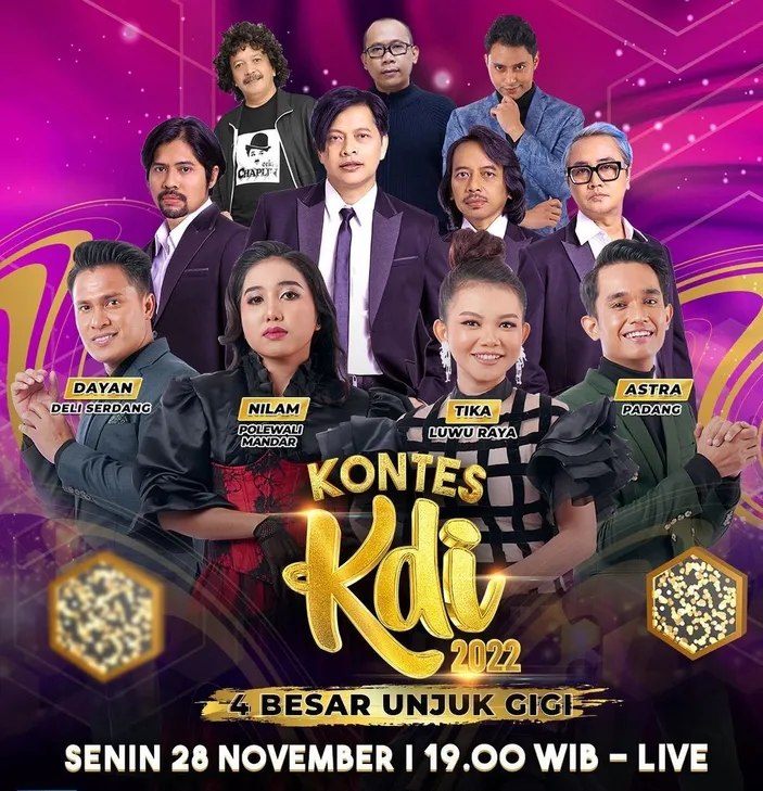 Jadwal Acara MNCTV 28 November 2022 Ada Kontes KDI 2022 Dan Kilau