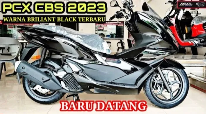 Mewah Dan Elegan Honda Pcx Versi Cbs Warna Hitam Terlihat Lebih